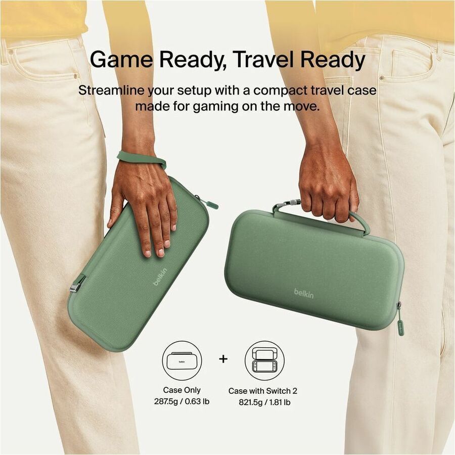 Belkin Gaming Travel Case for Nintendo Switch 2 – Sand