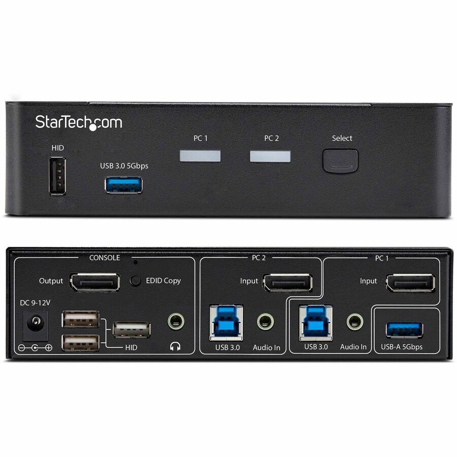 StarTech.com 2-Port DisplayPort KVM Switch with 4K 60Hz Support - Part P2AD122-KVM-SWITCH