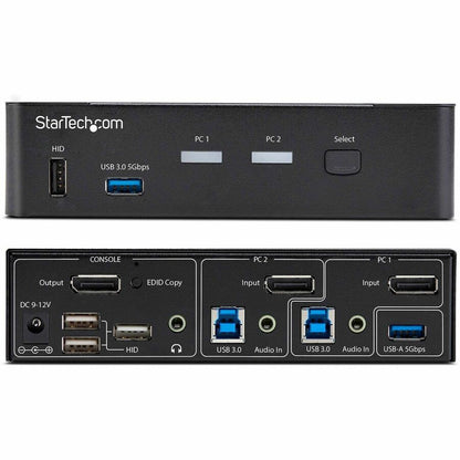 StarTech.com 2-Port DisplayPort KVM Switch with 4K 60Hz Support - Part P2AD122-KVM-SWITCH