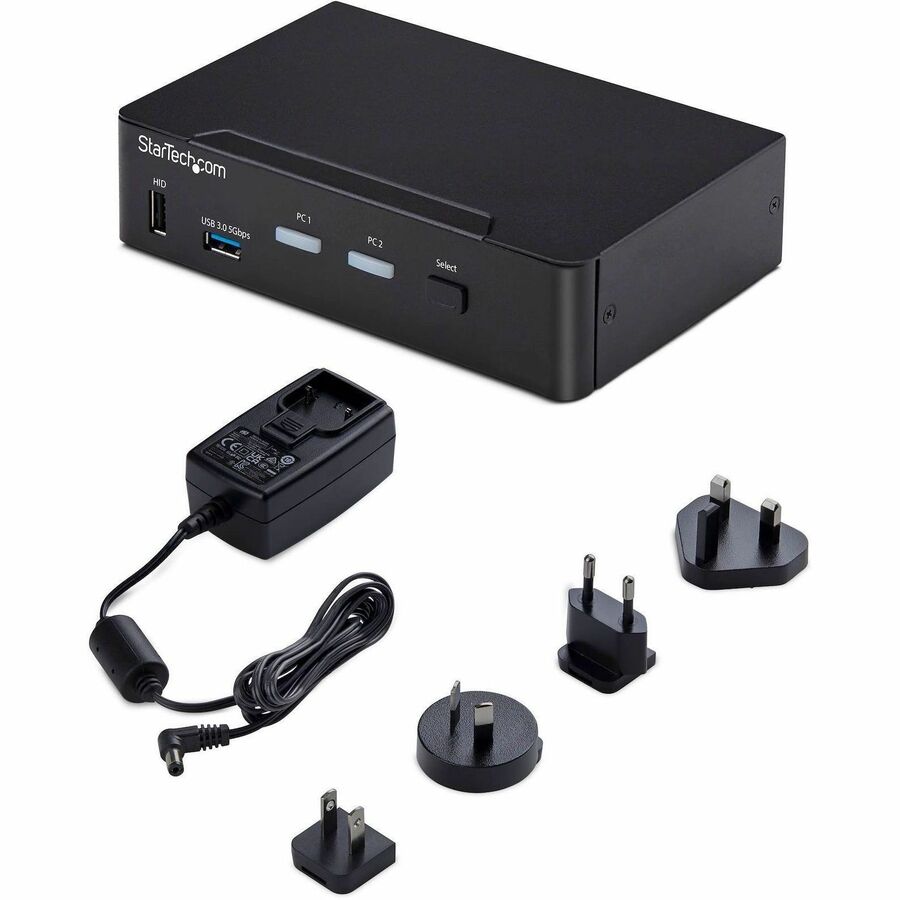 StarTech.com 2-Port DisplayPort KVM Switch with 4K 60Hz Support - Part P2AD122-KVM-SWITCH