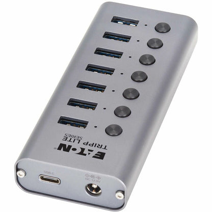 Eaton Corporation Tripp Lite Series U360-007-SW USB Hub with 7 USB-A Ports and USB-C Connectivity