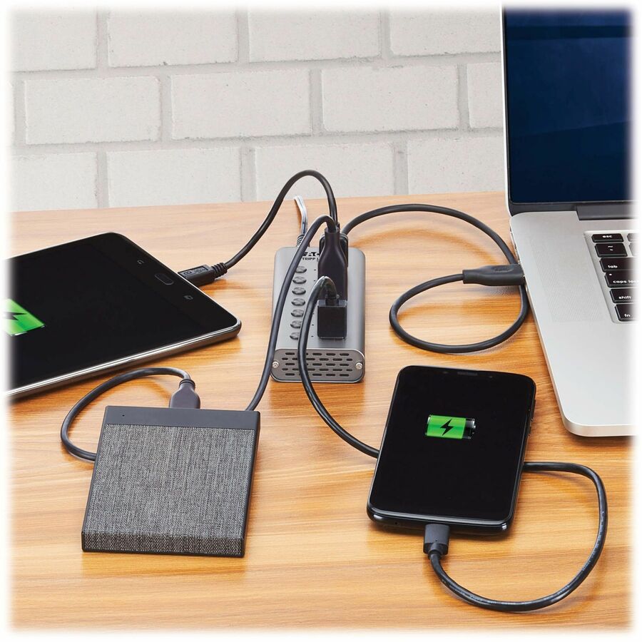 Eaton Corporation Tripp Lite Series U360-007-SW USB Hub with 7 USB-A Ports and USB-C Connectivity
