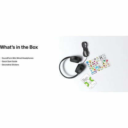 Belkin SoundForm Mini New Wired On-Ear Headphones for Kids with Safe Sound Technology