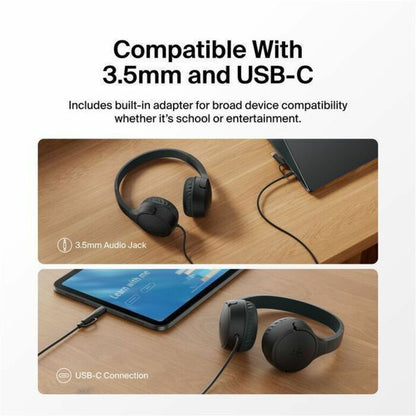 Belkin SoundForm Mini New Wired On-Ear Headphones for Kids with Safe Sound Technology