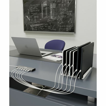 Plugable PS-6CC Multi-Device USB-C Charging Station with 140W GaN Wall Charger and 240W USB4 Cable