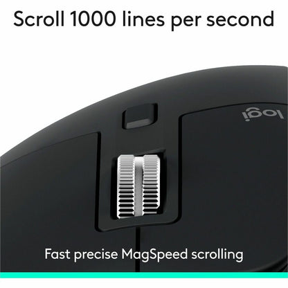 Logitech MX Master 3S Wireless Mouse with Ultra-Fast Scrolling and Ergonomic Design