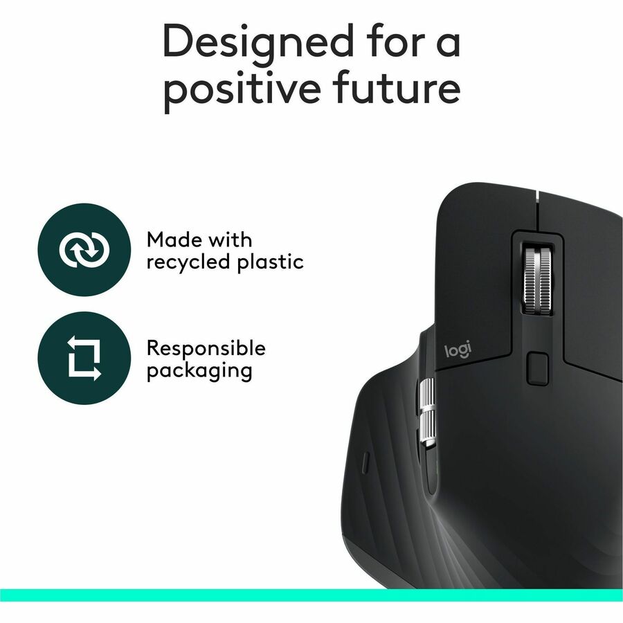 Logitech MX Master 3S Wireless Mouse with Ultra-Fast Scrolling and Ergonomic Design