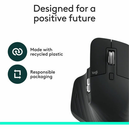 Logitech MX Master 3S Wireless Mouse with Ultra-Fast Scrolling and Ergonomic Design