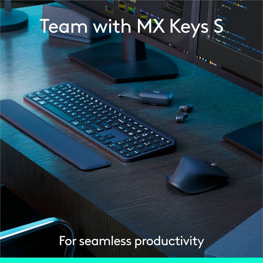 Logitech MX Master 3S Wireless Mouse with Ultra-Fast Scrolling and Ergonomic Design