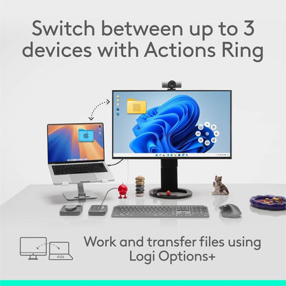 Logitech MX Master 4 Wireless Mouse with Haptic Feedback and Ultra-Fast Scrolling