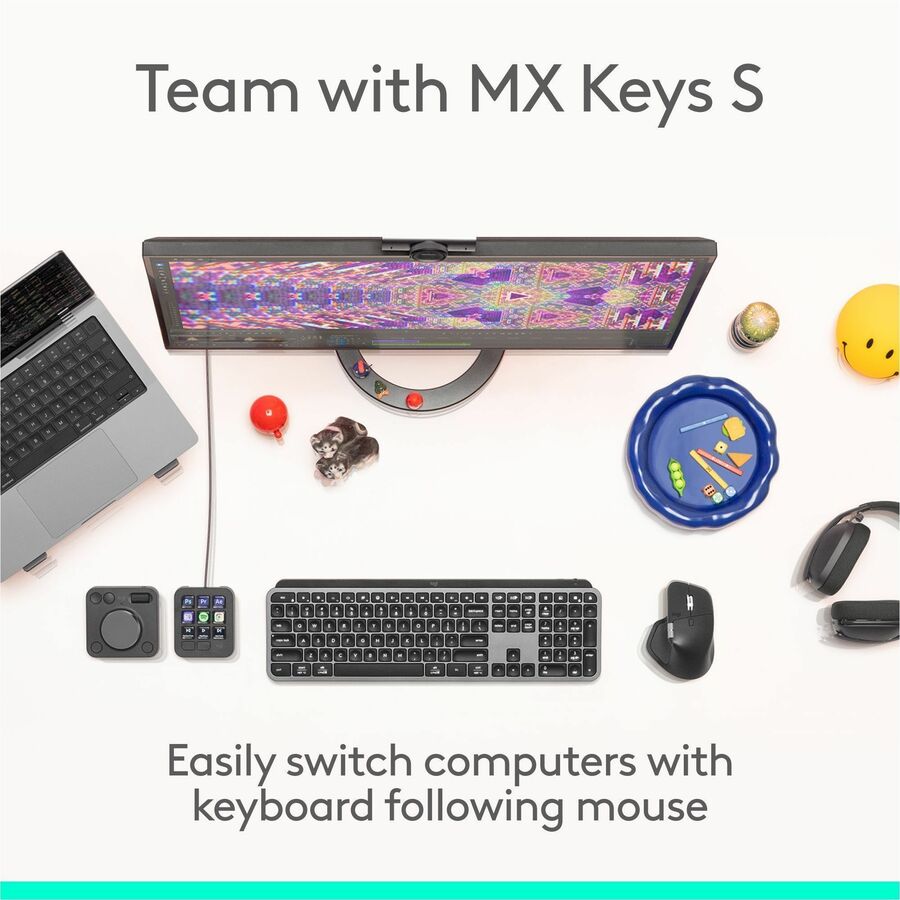 Logitech MX Master 4 Wireless Mouse with Haptic Feedback and Ultra-Fast Scrolling