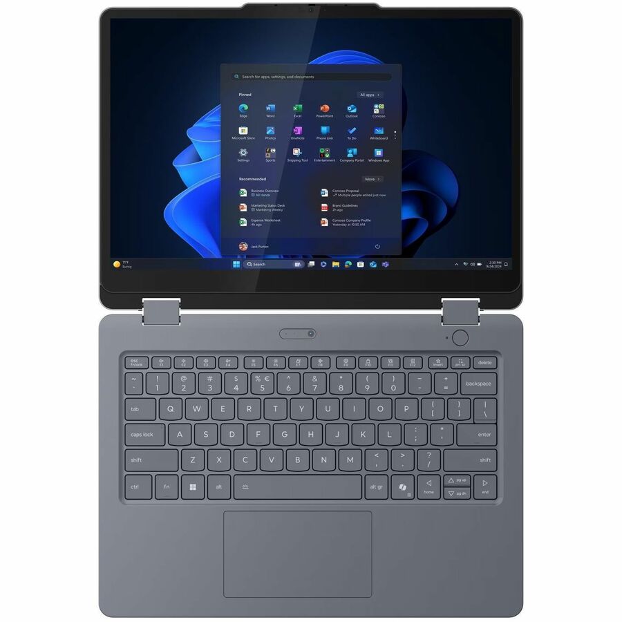 Lenovo 13w Gen 3 83M9000DUS 13.3-inch Touchscreen Convertible 2-in-1 Notebook with Intel Core i3, 8GB RAM, 256GB SSD, Luna Gray