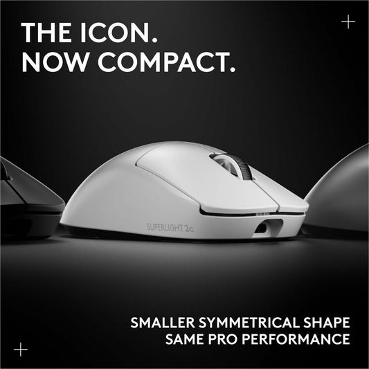 Logitech G PRO X SUPERLIGHT 2c Wireless Gaming Mouse – Compact 51g Mouse with HERO 2 Sensor, 44,000 DPI, USB-C Charging, and 5 Programmable Buttons