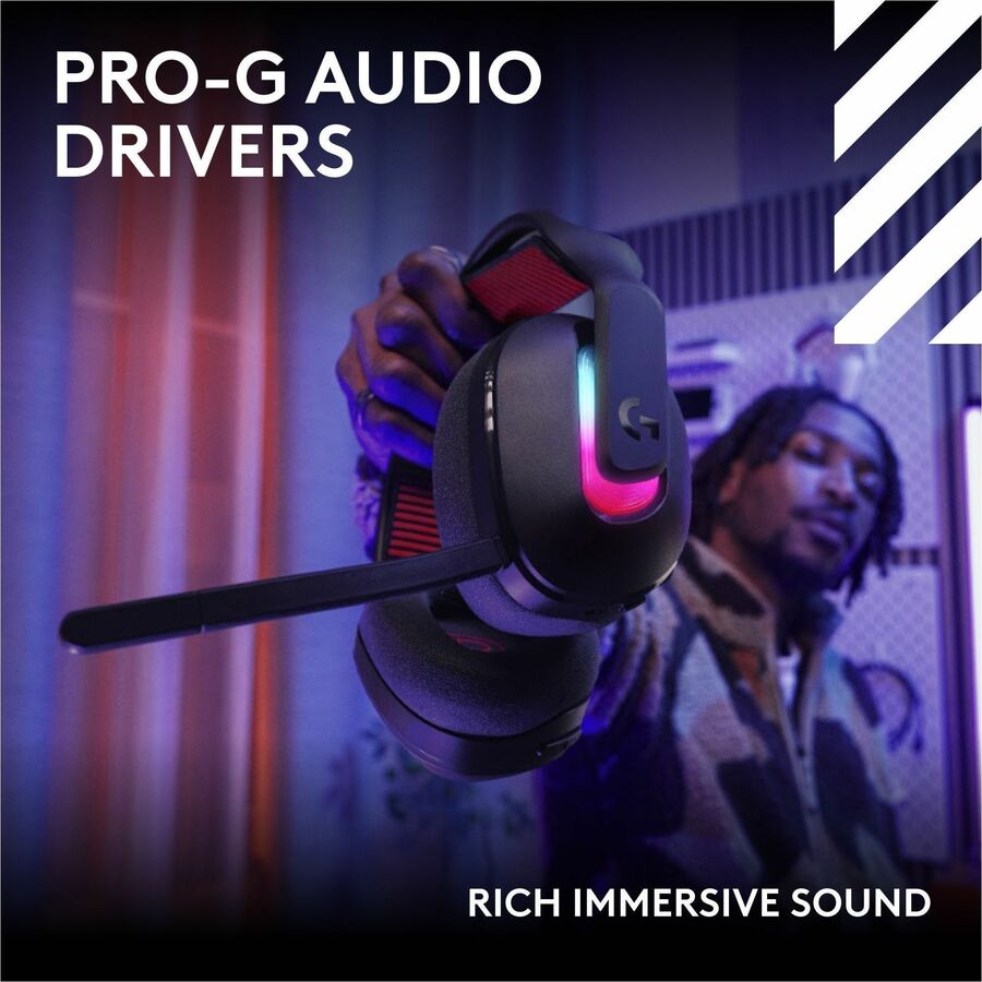 Logitech G Astro A20 X LIGHTSPEED Wireless Gaming Headset for PS5, Xbox, Switch, and PC with 2-System PLAYSYNC Audio and Customizable RGB Lighting