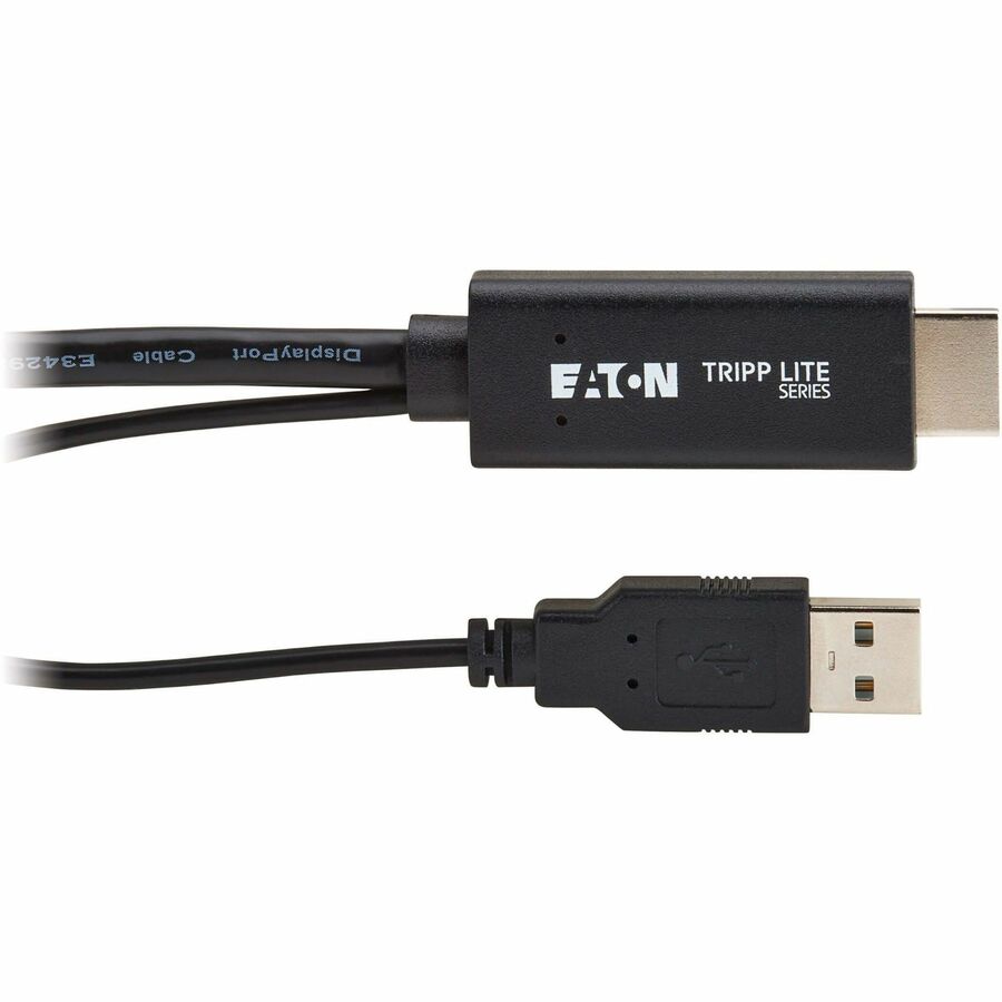 Eaton Corporation Tripp Lite Series HDMI to DisplayPort Active Adapter Cable (M/M) - 4K 60Hz, USB Power, 6.6 ft