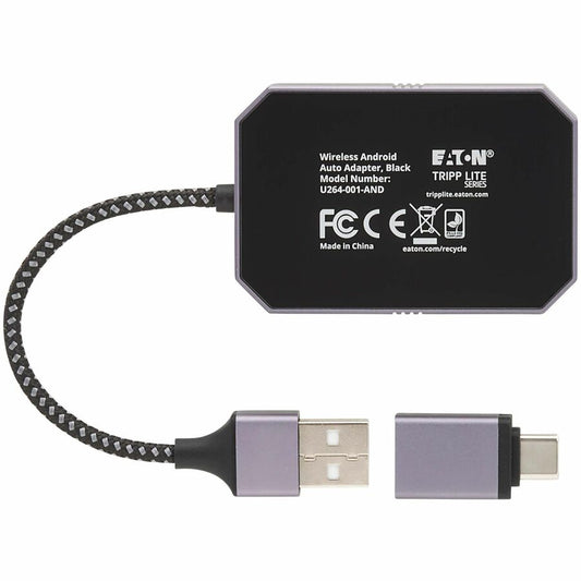 Eaton U264-001-AND Wireless Auto Adapter for Vehicles - Black