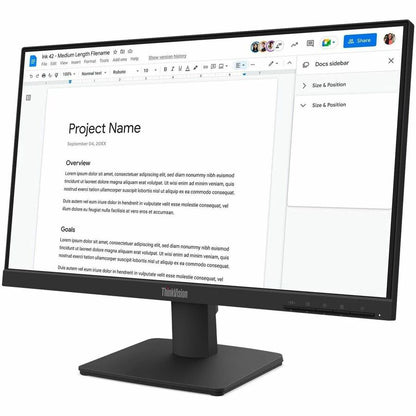 Lenovo ThinkVision S22-4e 22-Inch Full HD IPS LED Monitor with Ergonomic Tilt Stand and HDMI Connectivity