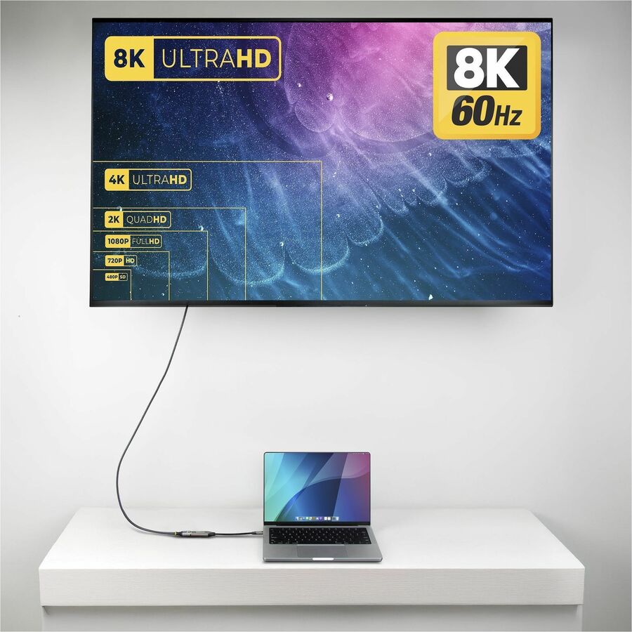 StarTech.com USB-C to HDMI 2.1 Adapter - 8K 60Hz Support for High-Resolution Displays
