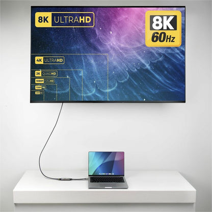 StarTech.com USB-C to HDMI 2.1 Adapter - 8K 60Hz Support for High-Resolution Displays