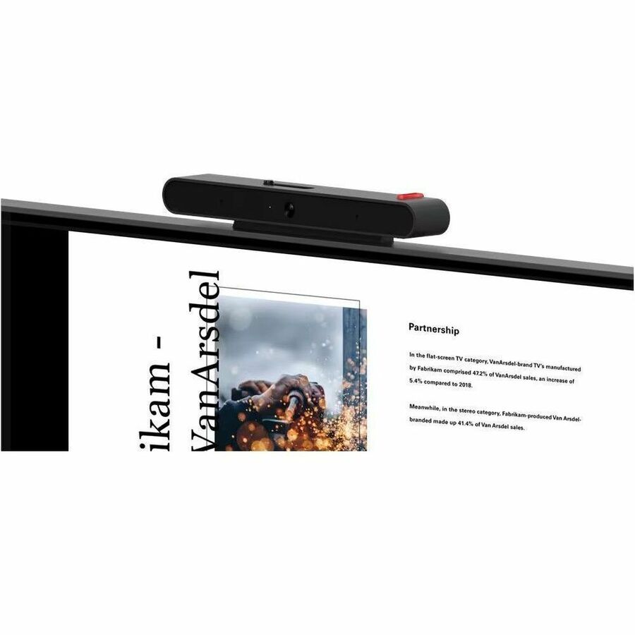 Lenovo ThinkVision TIO22Gen5 22-Inch Full HD IPS LED Monitor with Webcam and Adjustable Stand