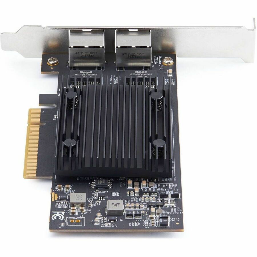 StarTech.com 2-Port PCIe 10Gb Ethernet Network Card with Broadcom BCM57416 - Dual RJ45 10GBase-T/Gigabit for High-Speed Data Transfer