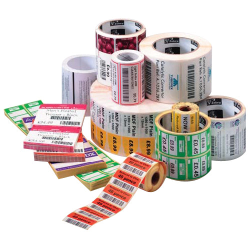 Zebra Z-Select 4000T Thermal Transfer Multipurpose Labels – 4x3 Inches, White, 930 Labels per Roll