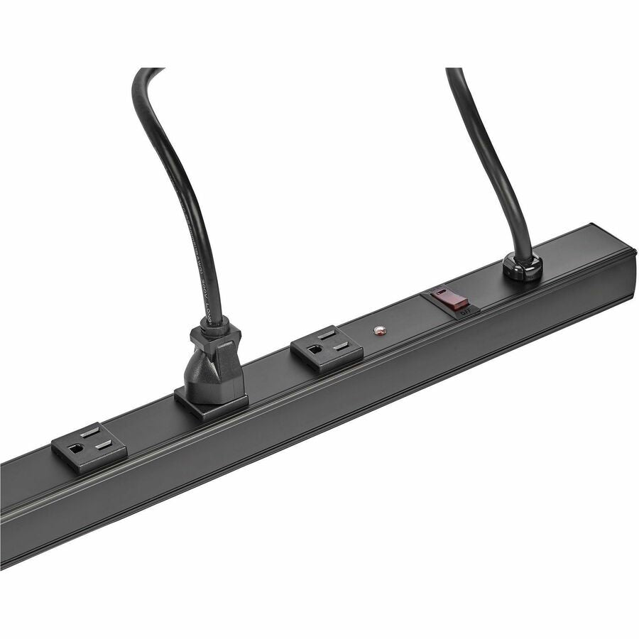 StarTech.com RKPW247015 24 Outlet Power Strip for Rackmount Equipment, 0U, 120V, 10 ft Cord