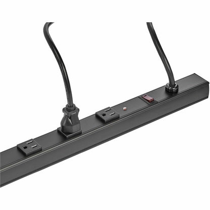 StarTech.com RKPW247015 24 Outlet Power Strip for Rackmount Equipment, 0U, 120V, 10 ft Cord