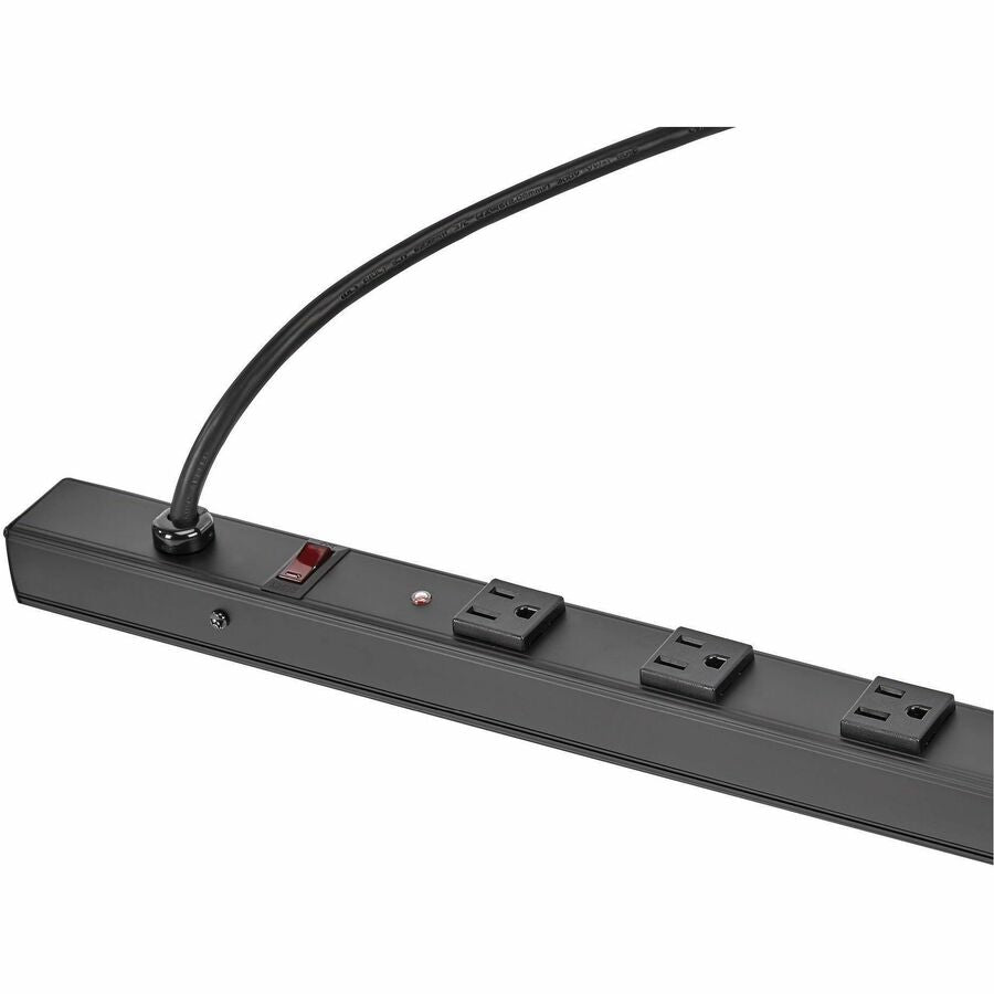 StarTech.com RKPW247015 24 Outlet Power Strip for Rackmount Equipment, 0U, 120V, 10 ft Cord