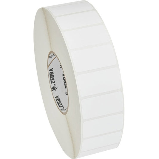 Zebra Technologies Corporation Z-Perform 2000T Thermal Transfer Multipurpose Label Roll - 2 x 1 inch, 5500 Labels, White, Rectangle, Permanent Adhesive