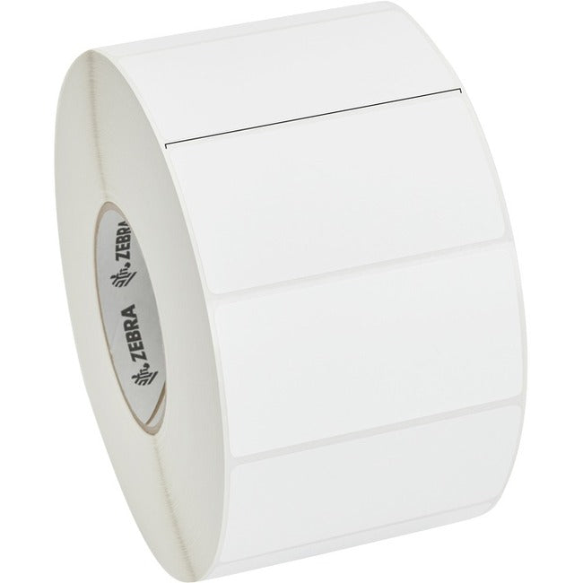 Zebra Z-Perform 2000T Thermal Transfer Multipurpose Label Roll with Permanent Adhesive - 4 x 2 Inches, White, 2750 Labels