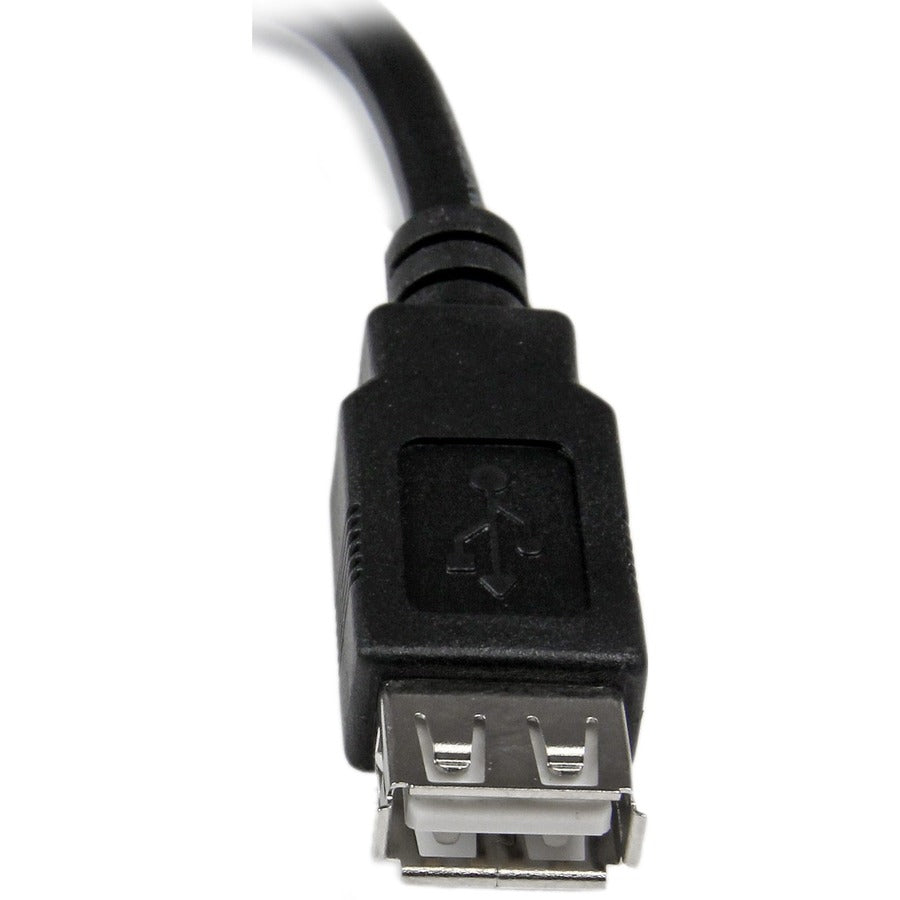 StarTech.com 6-inch USB 2.0 Extension Cable A to A - Male to Female