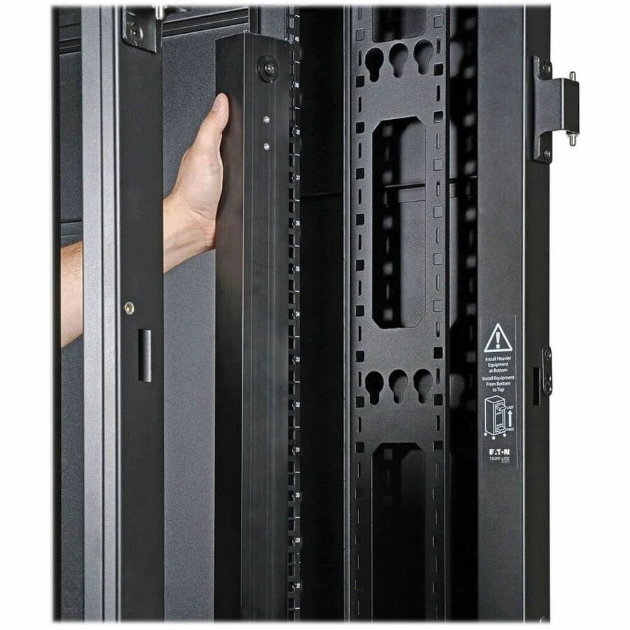Eaton Tripp Lite Series SmartRack 42U Server Enclosure Cabinet with Doors and Side Panels
