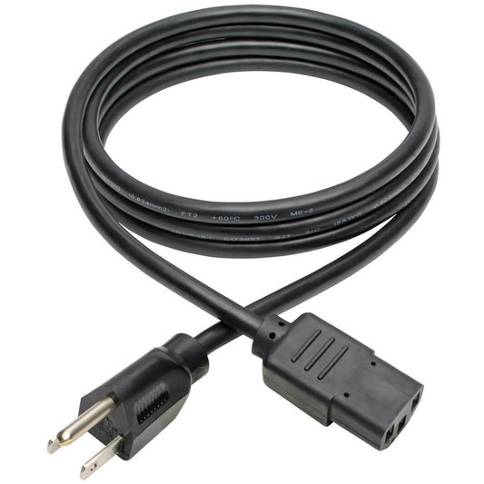 Eaton Tripp Lite Series 6 ft. Desktop Computer Power Cable with NEMA 5-15P to IEC-320-C13 Connector