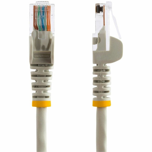 StarTech.com 20 ft Gray Cat5e UTP Patch Cable with Snagless RJ45 Connectors and Power-over-Ethernet Support