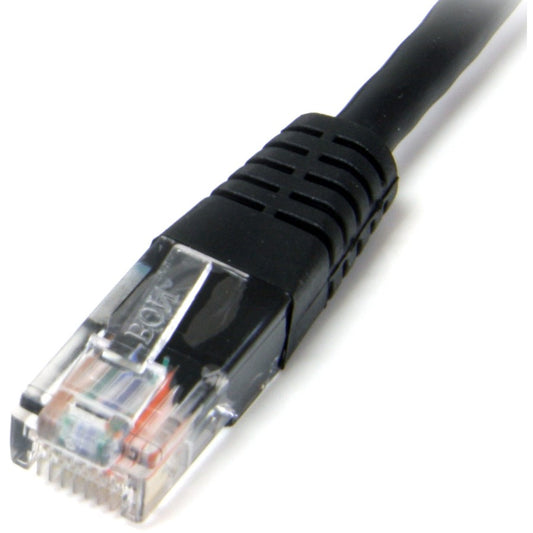StarTech.com 3 ft Black Molded Cat5e UTP Patch Cable (Part #M45PATCH3BK)