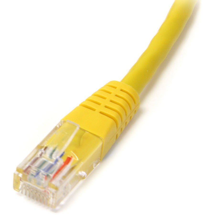 StarTech.com 2 ft Yellow Cat 5e UTP Patch Cable with Molded RJ45 Connectors