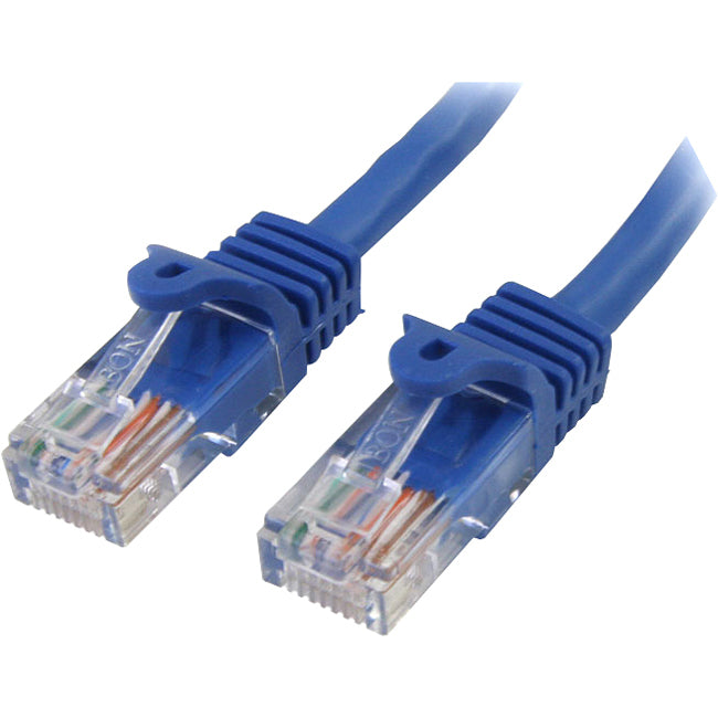 StarTech.com 20 ft Blue Cat5e UTP Patch Cable with Snagless Design and Power over Ethernet Support
