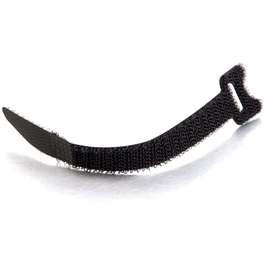 C2G 6-Inch Hook and Loop Cable Straps - Black, 12 Pack by Legrand Group