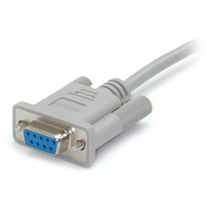 StarTech.com 15ft Straight Through DB9 Serial Cable – Mouse Extension Cable, Gray (Part MXT106)