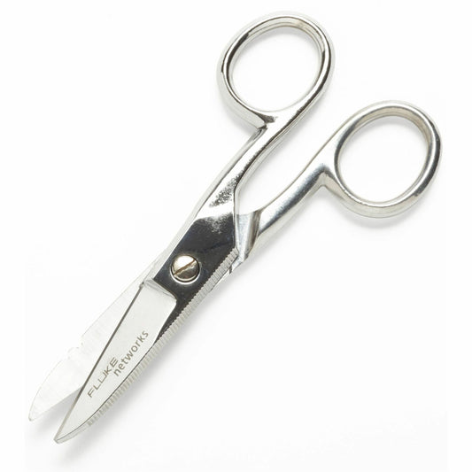 Fluke Networks 44500000 Electrician's Snips - Ergonomic Steel Cutters for Electrical Work
