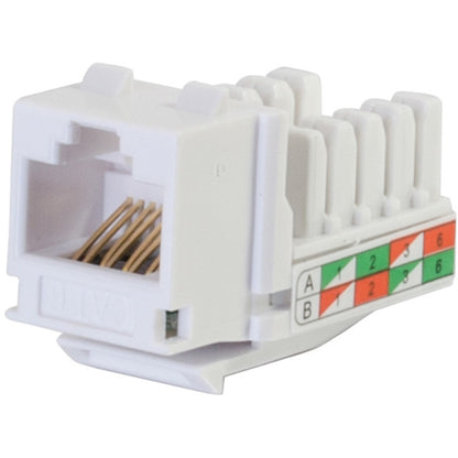 Legrand Group C2G Cat 6 Keystone Jack RJ-45 Network Connector - White