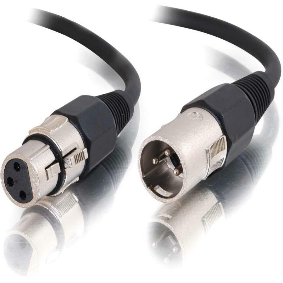 C2G 3ft Pro-Audio XLR Male to XLR Female Cable – Balanced Audio Connection