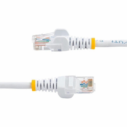 StarTech.com 6 ft White Snagless Cat5e UTP Patch Cable with PoE Support