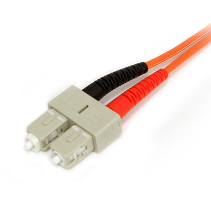 StarTech.com 3m Multimode Duplex Fiber Optic Patch Cable LC to SC, 62.5/125 micron, LSZH Jacket, 10 Gbps Data Rate
