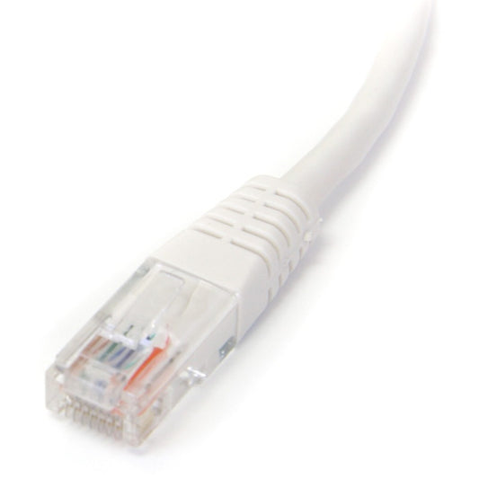 StarTech.com 10 ft White Cat5e UTP Patch Cable with Molded RJ45 Connectors