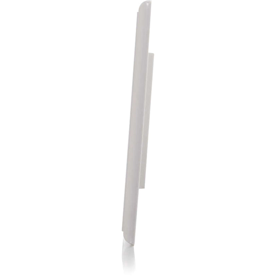 C2G Legrand Group 03411 2-Port Single Gang Multimedia Keystone Wall Plate - White