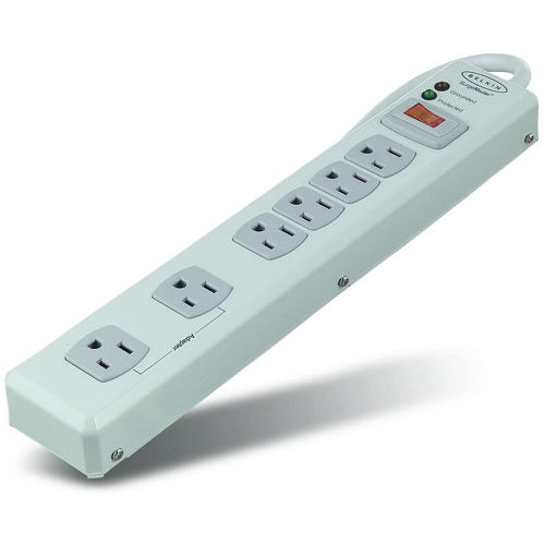 Belkin SurgeMaster 6 Outlet Metal Surge Protector with 15ft Power Cord – 885 Joules