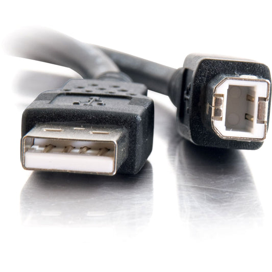 Legrand Group C2G 3m (9.8ft) USB 2.0 A to B Cable – Black for Printer and Peripherals