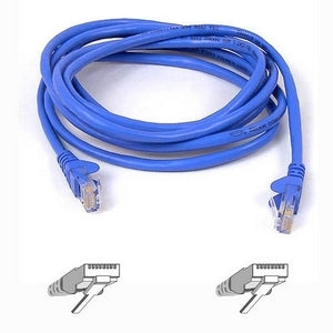 Belkin Cat5e Patch Cable - 35 ft Blue Ethernet Network Cable for LAN Connectivity